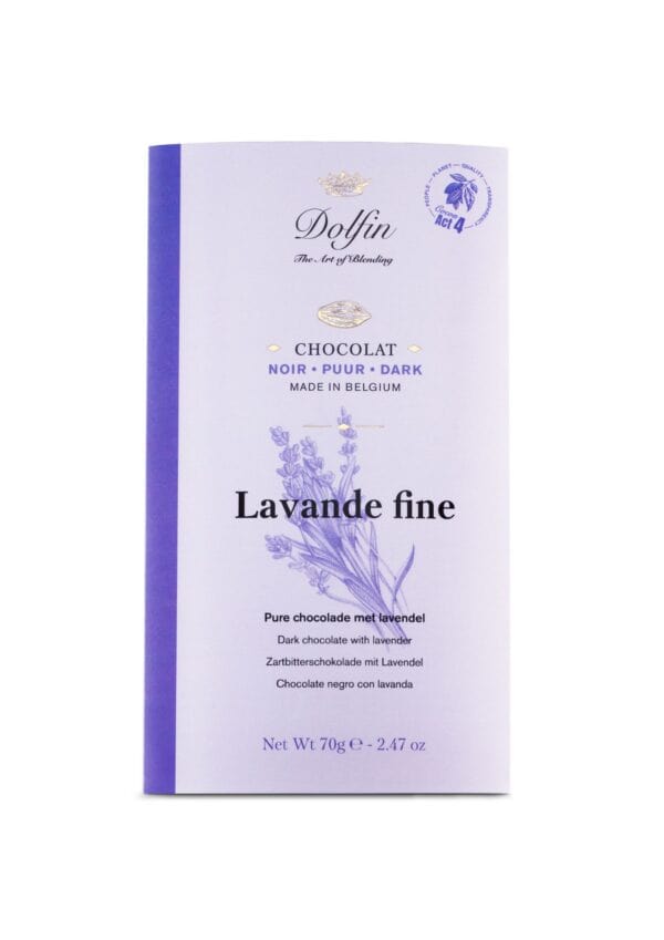 TAVOLETTA FONDENTE con LAVANDA - Dolfin