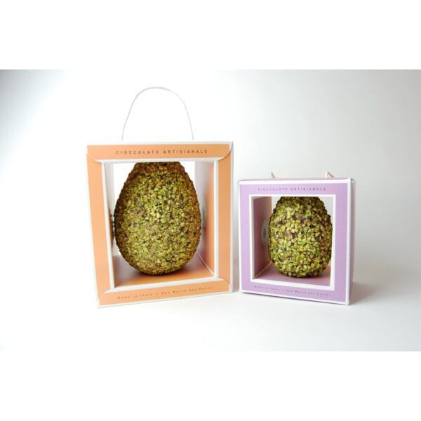 UOVO CIOCCOLATO FONDENTE CON PISTACCHI