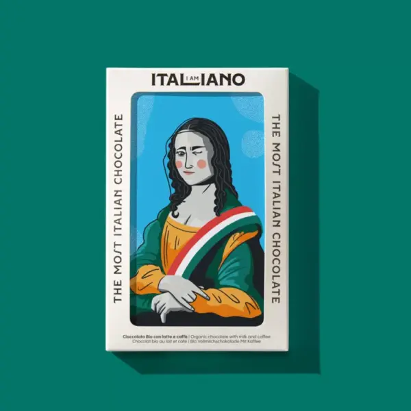 GIOCONDA - CIOCCOLATO BIOLOGICO LATTE E CAFFE'